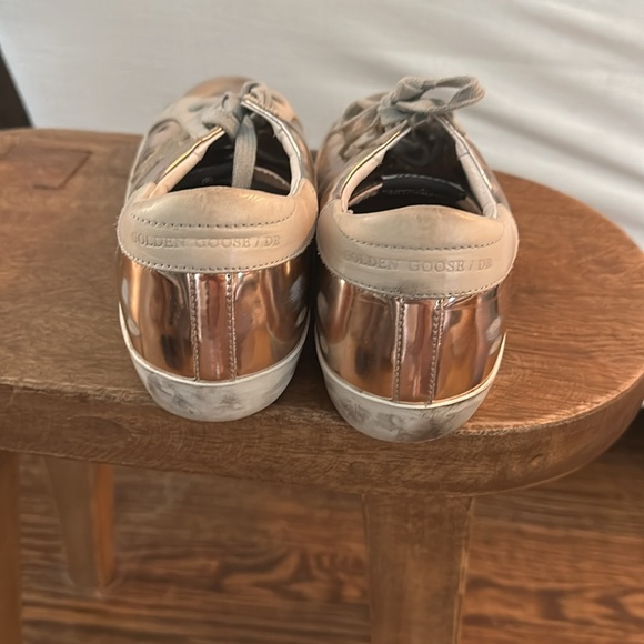 Golden Goose Superstar Authentic size 40 gold stars and metallic pink! 🤩 - Picture 4 of 6